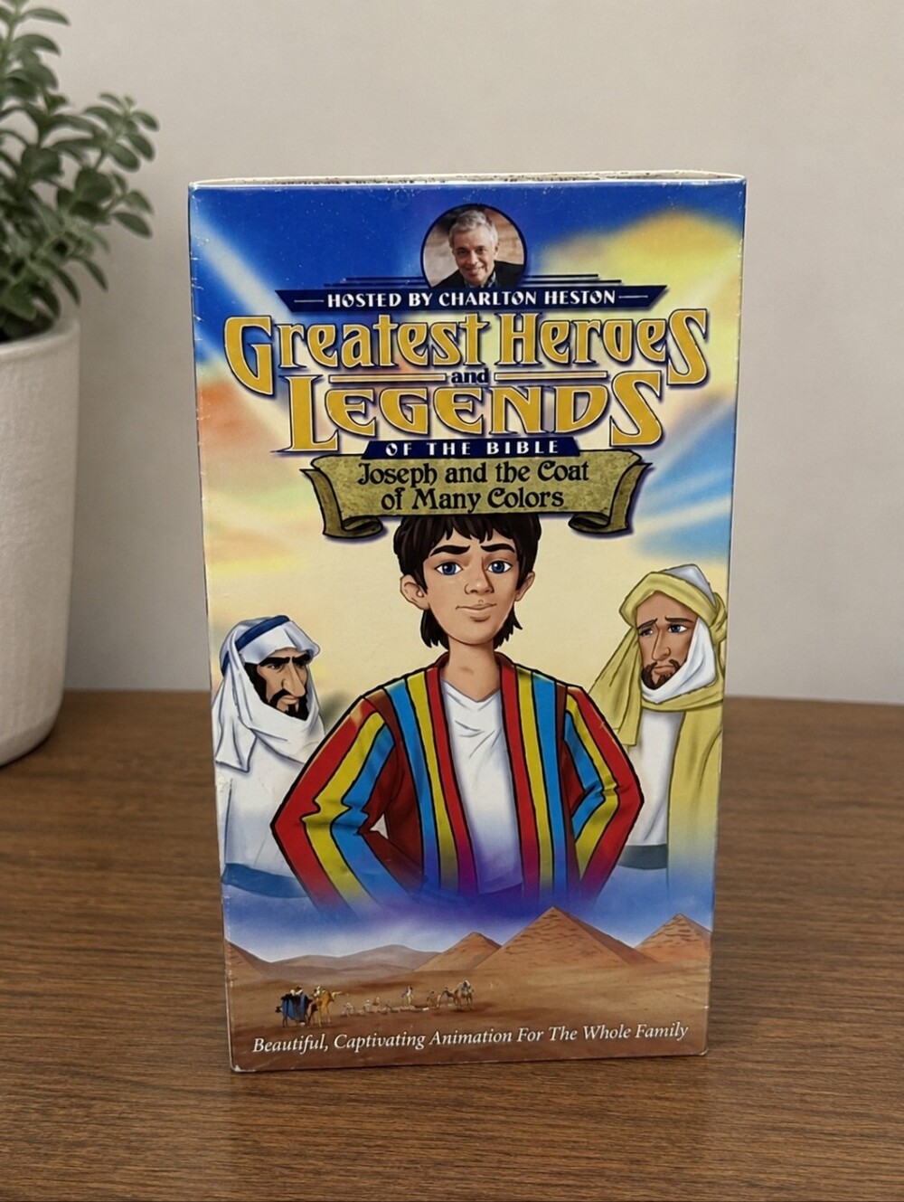 Joseph & the Coat of Many Colors VHS Tape NEW Sealed Charlton Heston Cartoon